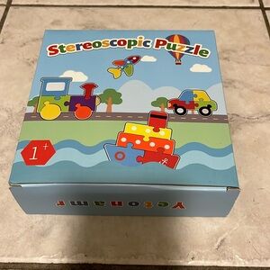 Yetonamr Wooden Toddler Puzzles - Vehicle